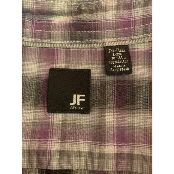 JF J FERRAR Men’s Snap Button Short Sleeve Shirt / Size: 2XLT - Picture 3 of 8